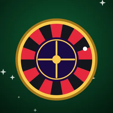 Live casino tile with a roulette wheel